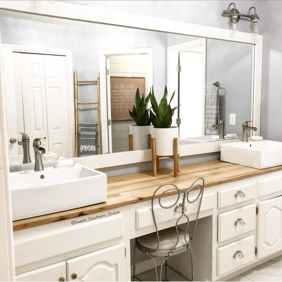 Modern Farmhouse Master Bathroom Renovation – Sweet Southern Grace